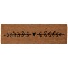 Clayre & Eef MC277 Sottotappeto 75x22x2 cm Marrone