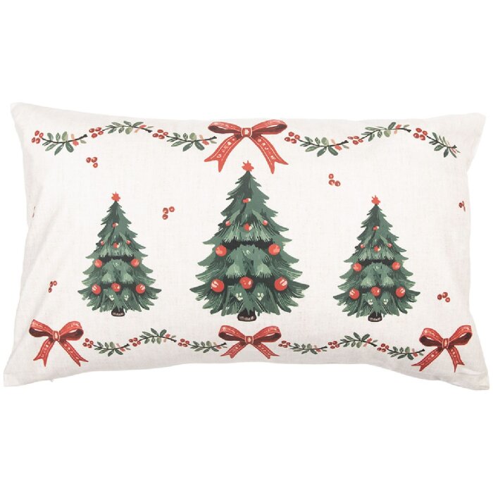 Copricuscino Clayre & Eef TCH36 30x50 cm Beige-Verde