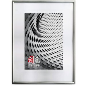 Cornice per foto FramesFactory Finger 10x15 fino a 40x50cm Acrilico Nero Argento Bianco
