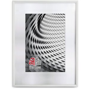 Cornice per foto FramesFactory Finger 10x15 fino a 40x50cm Acrilico Nero Argento Bianco