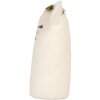 Topo in lana filzata Clayre & Eef 66321 23x10x23 cm Bianco Rosa
