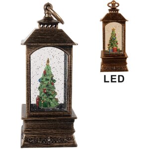 Clayre & Eef 66408 Decorazione Lanterna con Albero di...