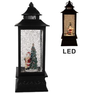 Clayre & Eef 66411 Decorazione Lanterna con Babbo...