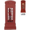 Clayre & Eef 66412 Decorazione Cabina Telefonica con Schiaccianoci 9x9x21 cm