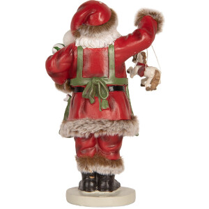 Decorazione Babbo Natale Clayre & Eef 6PR5748 13x9x23 cm