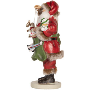 Decorazione Babbo Natale Clayre & Eef 6PR5748 13x9x23 cm