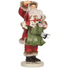 Decorazione Babbo Natale Clayre & Eef 6PR5748 13x9x23 cm