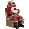 Clayre & Eef 6PR5749 Decorazione Babbo Natale 16x13x19 cm Rosso