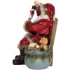 Clayre & Eef 6PR5749 Decorazione Babbo Natale 16x13x19 cm Rosso