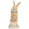 Decorazione Coniglietto Clayre & Eef 6PR5881 16x6x11 cm Marrone & Bianco