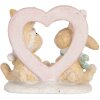 Decorazione Coniglietto Clayre & Eef 6PR5883 11x6x9 cm Marrone e Bianco