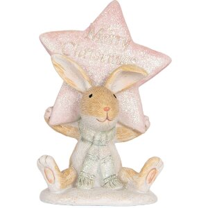 Clayre & Eef 6PR5884 Decorazione Coniglietto 8x5x11 cm