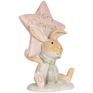 Clayre & Eef 6PR5884 Decorazione Coniglietto 8x5x11 cm