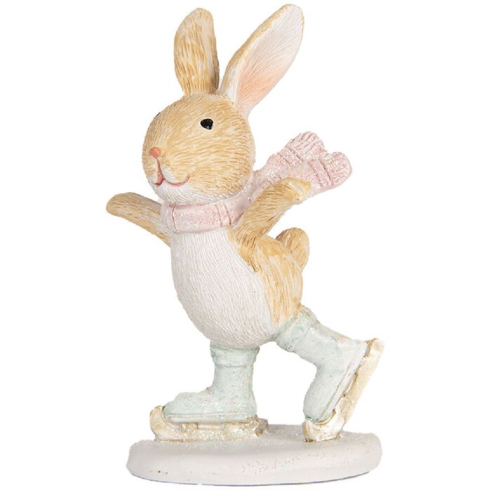 Clayre & Eef 6PR5887 Decorazione Coniglietto 6x5x10 cm