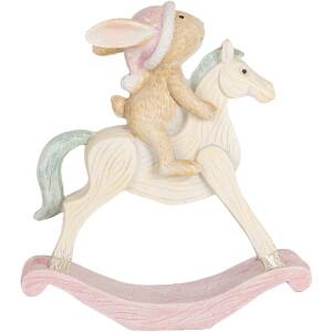 Clayre & Eef 6PR5888 Decorazione Coniglio 13x4x14 cm