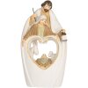 Gruppo Natalizio decorativo Clayre & Eef 6PR5892 12x6x22 cm Beige & Marrone