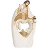 Gruppo Natalizio decorativo Clayre & Eef 6PR5892 12x6x22 cm Beige & Marrone
