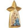 Gruppo Natalizio decorativo Clayre & Eef 6PR5893 14x6x21 cm Oro e Marrone