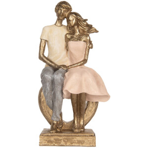 Decorazione coppia seduta Clayre & Eef 6PR5901...