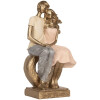 Decorazione coppia seduta Clayre & Eef 6PR5901 14x12x28 cm Oro Rosa