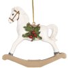Clayre & Eef 6PR5903 Decorazione Ciondolo Cavallo a Dondolo 12x4x11 cm