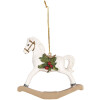 Clayre & Eef 6PR5903 Decorazione Ciondolo Cavallo a Dondolo 12x4x11 cm