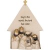 Gruppo Natalizio decorativo Clayre & Eef 6PR5904 16x6x21 cm Beige-Oro