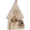 Gruppo Natalizio decorativo Clayre & Eef 6PR5904 16x6x21 cm Beige-Oro