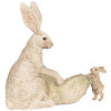 Clayre & Eef 6PR5905 Decorazione Coniglio con Scodella 29x14x26 cm