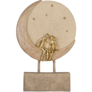 Decorazione Coppia Seduta sulla Luna Clayre & Eef...