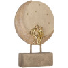 Decorazione Coppia Seduta sulla Luna Clayre & Eef 6PR5909 18x5x26 cm Beige Oro