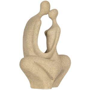 Decorazione coppia seduta Clayre & Eef 6PR5912 Beige...
