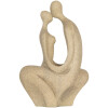 Decorazione coppia seduta Clayre & Eef 6PR5912 Beige 16x8x25 cm