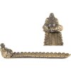 Portacandele Buddha in Argento e Oro Clayre & Eef 33x8x7 cm