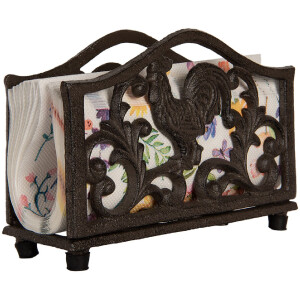 Portaservietten Clayre & Eef 6Y5755 17x6x12 cm Marrone
