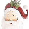 Clayre & Eef 5Y1318 Decorazione da parete Babbo Natale 30x10x79 cm