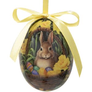 Clayre & Eef 65904 Decorazione Uovo Appeso (Set 12)...