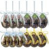 Clayre & Eef 65904 Decorazione Uovo Appeso (Set 12) Ø 4x5 cm