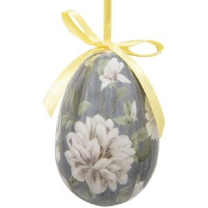 Clayre & Eef 65906 Decorazione Uovo Appeso Set 9 pezzi Ø 5x8 cm