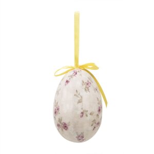 Clayre & Eef 65910 Decorazione Ciondolo Uovo (6 pezzi) 7x10 cm