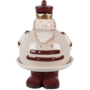 Clayre & Eef 6CE2254 Ciotola Decorativa con Coperchio...