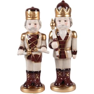 Clayre & Eef 6CE2258 Decorazione Schiaccianoci 8x8x25 cm