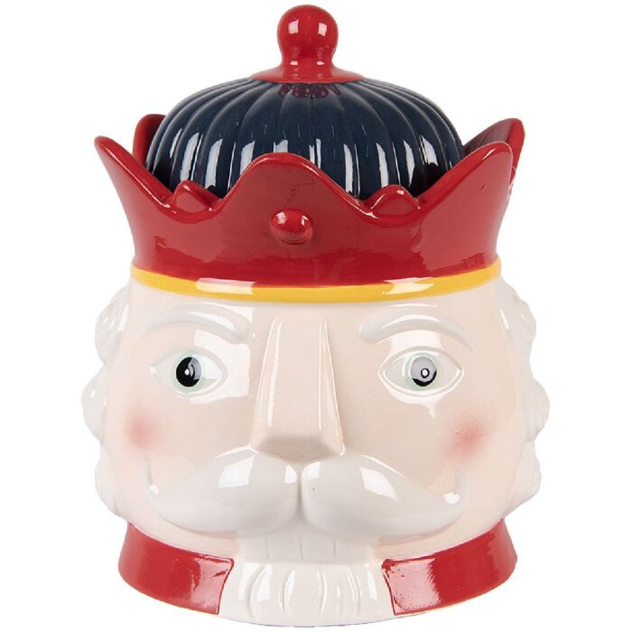 Clayre & Eef 6CE2266 Barattolo con coperchio Ø 16x19 cm