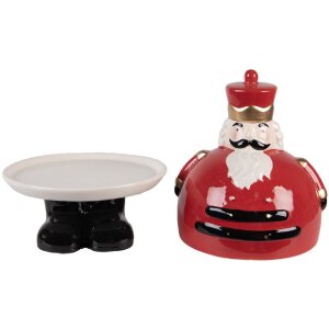 Clayre & Eef 6CE2267 Ciotola Decorativa con Coperchio...