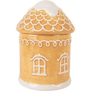 Barattolo con coperchio Clayre & Eef 6CE2363 13x17 cm