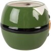 Tazza in Ceramica Dolomite Clayre & Eef 6CEMU0217 14x11x9 cm Verde/Nera 450 ml