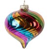 Clayre & Eef 6GL5133 Pallina per albero di Natale Ø 8x8 cm Multicolore