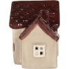 Clayre & Eef 6CE2271 Decorazione Casa con LED 8x6x8 cm Beige-Rosso