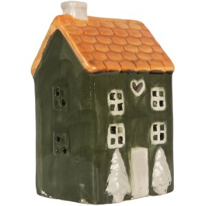 Portacandele Clayre & Eef 6CE2276 Casa 9x8x15 cm