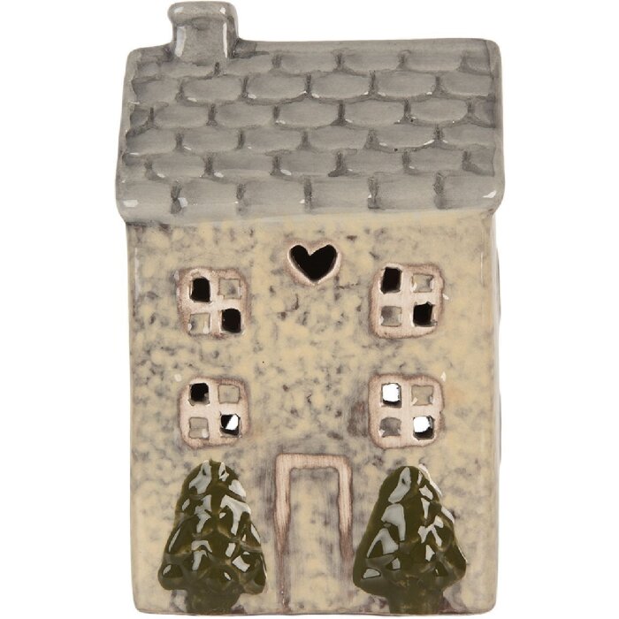 Clayre & Eef 6CE2277 Portacandele Casa 9x8x15 cm